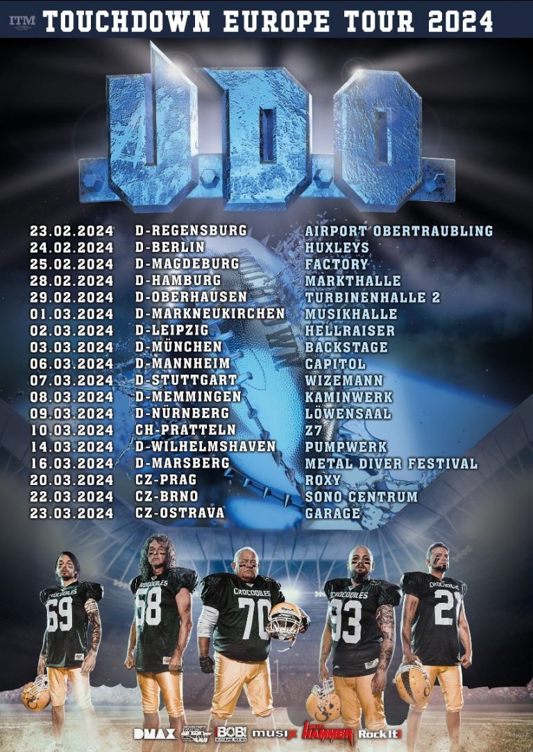 Touchdown Magazine U.D.O. – alle Infos zur »Touchdown«-Welttournee 2023/24 – rockmagazine.net