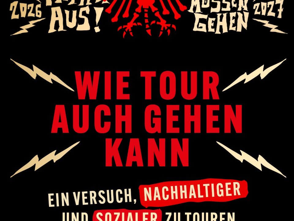 DIE TOTEN HOSEN starten Open-Air-Tour 2026 vor der Rekordkulisse von 65.000 Fans in Stuttgart – Erstmals sind die Hosen mit umfassendem Nachhaltigkeitskonzept auf Tour !