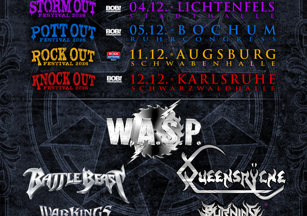 THE HARD CIRCLE 2026 – Burning Witches komplettieren das Line-up der The Hard Circle Festivals 2026