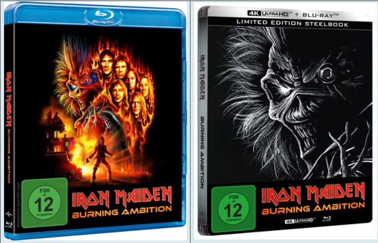“IRON MAIDEN: BURNING AMBITION”: Von der Kritik gefeierte Reise durch fünf Jahrzehnte Bandgeschichte nun auch fürs Heimkino erhältlich!
